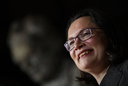 Andrea Nahles, la posible sucesora de Schulz 