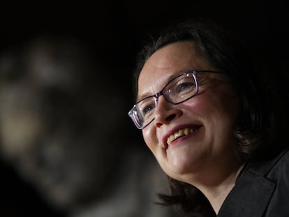 Andrea Nahles, la posible sucesora de Schulz 