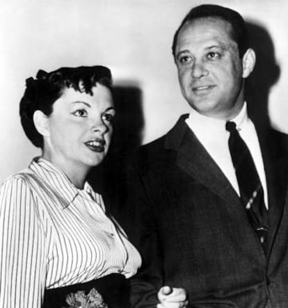 Judy Garland y Sid Luft en 1952.