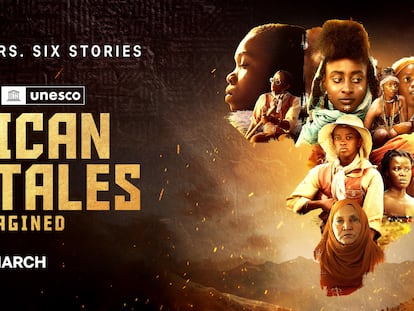 Afiche publicitario de la proyección de la antología de seis cortometrajes africanos en la plataforma Netflix.