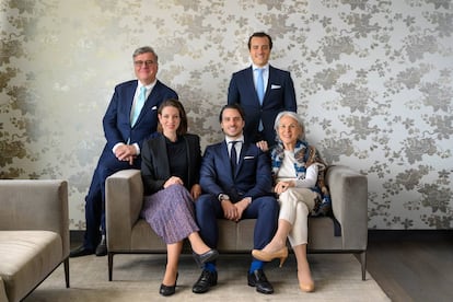 La familia Wilhelmi, que hoy está al frente de la clínica Buchinger-Wilhelmi de Marbella.