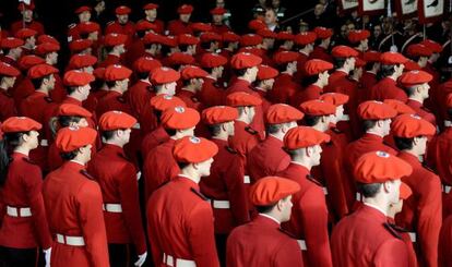 La paralización de la Ley de Policía ha frenado la convocatoria de nuevas promociones en la Ertzaintza, como la que se graduó en 2010.