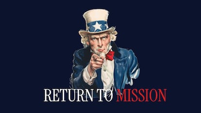 Imagen del Tío Sam reclutando para ICE