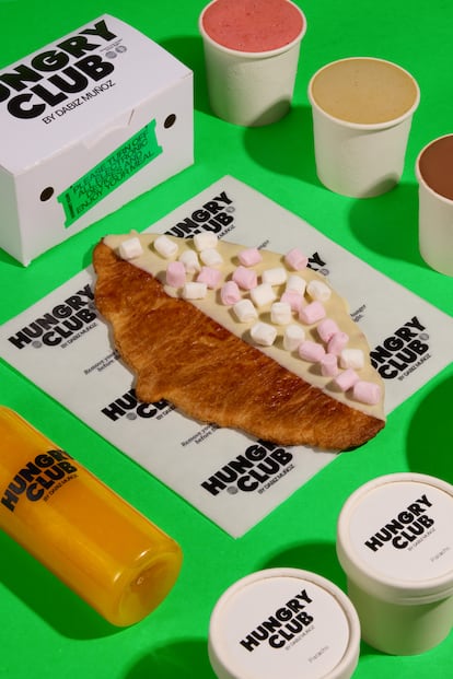 Hungry Club's 'Flat croissant'. Image provided by Grupo UniverXO. 