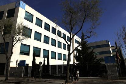 Fachada de la sede del Departamento de Inform&aacute;tica del Ayuntamiento de Madrid.