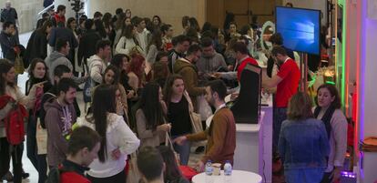 Alumnos en el evento 'EL PAÍS con tu futuro'.