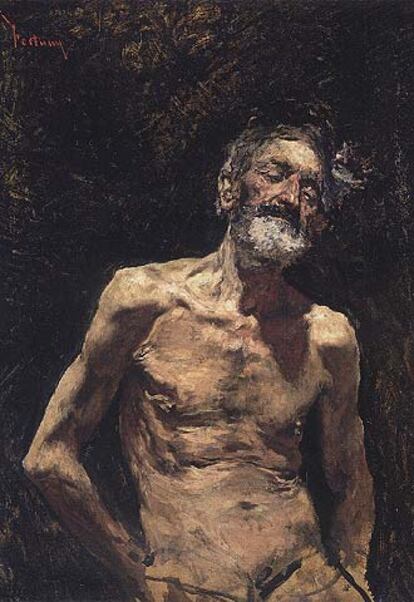 &#39;Viejo desnudo al sol&#39; (1871), de Mariano Fortuny.