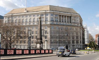 Sede del servicio secreto británico MI5 en Londres.