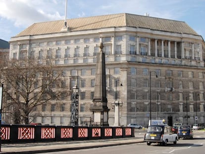 Sede del servicio secreto británico MI5 en Londres. 