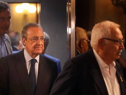 Florentino Pérez: “No intervine nada en el Castor. Poco les puedo ayudar”