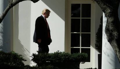 Donald Trump en la Casa Blanca.