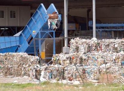 La planta de tratamiento de residuos del área metropolitana de Valencia.