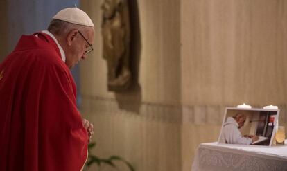 El Papa Francisco este mi&eacute;rcoles en el Vaticano.
