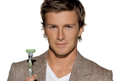 David Beckham, en una campaña de 2007