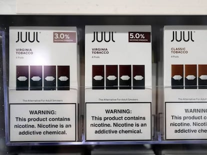 EE UU retirará del mercado los cigarrillos electrónicos de Juul