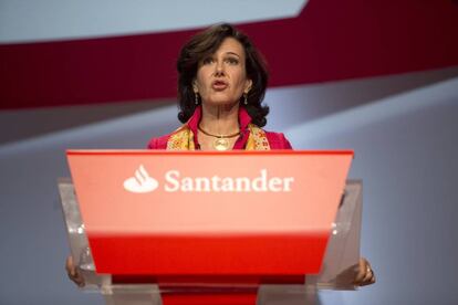 Ana Patricia Botin, presidenta del banco de Santander