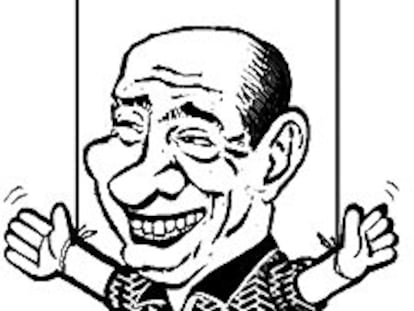 Caricatura de Silvio Berlusconi