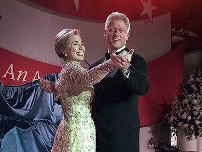 Hillary y Bill Clinton (1997) cuando era presidente.