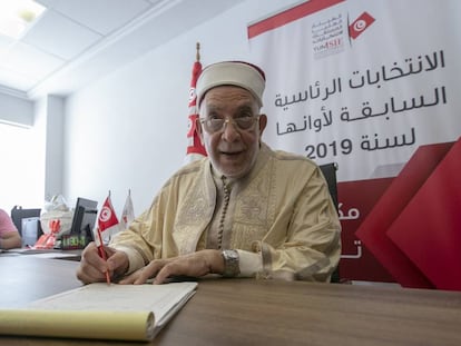 Abdelfatá Muru, el pasado 9 de agosto en Túnez. 