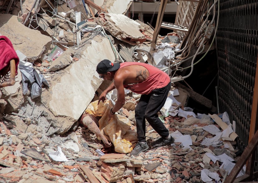 La Guaira, Venezuela tras los terremotos 7,2 y 7,5 del pasado miércoles 24 de junio