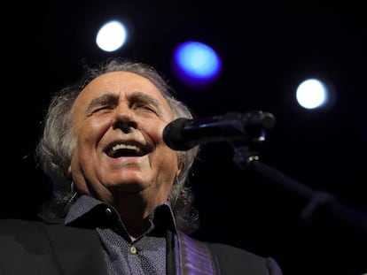 El cantautor Joan Manuel Serrat.