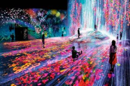 Inmersivo, interactivo, el Mori Building Digital Art Museum de Tokio, inaugurado el año pasado, es el primer centro cultural del mundo dedicado exclusivamente al arte digital.