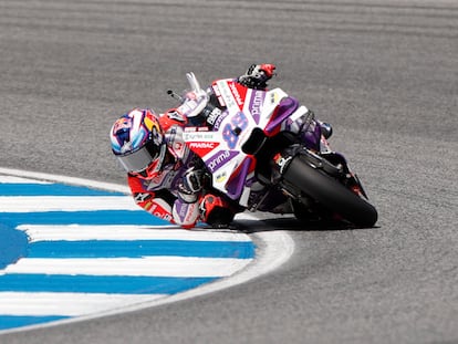 Jorge Martín, este sábado, en el circuito internacional Chang en Tailandia.