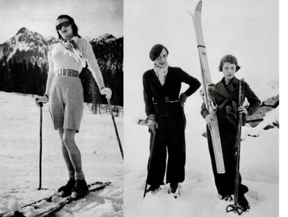 Estilo en pista: los mejores looks de esquí con un toque retro