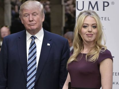 Donald e Tiffany Trump, em 26 de outubro, em Washington.