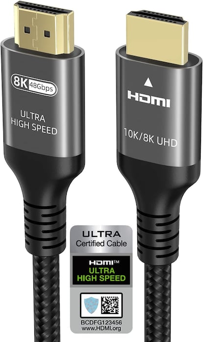Cable HDMI 2.1 de nuestra selección