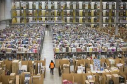 The Amazon logistics center in San Fernando de Henares (Madrid).