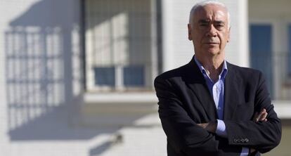 El Consejero de Educación, Cultura y Deporte Luciano Alonso, en Málaga.