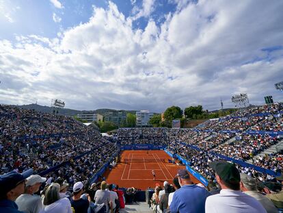 Panorámica de la Pista Rafa Nadal del complejo del Godó, en Barcelona.