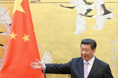 El presidente Xi Jinping, este martes en Pekín.