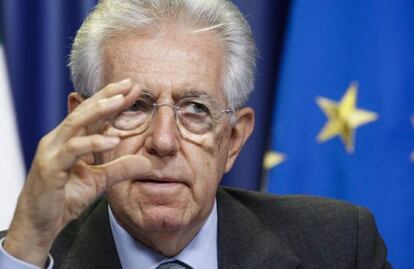 El primer ministro italiano, Mario Monti