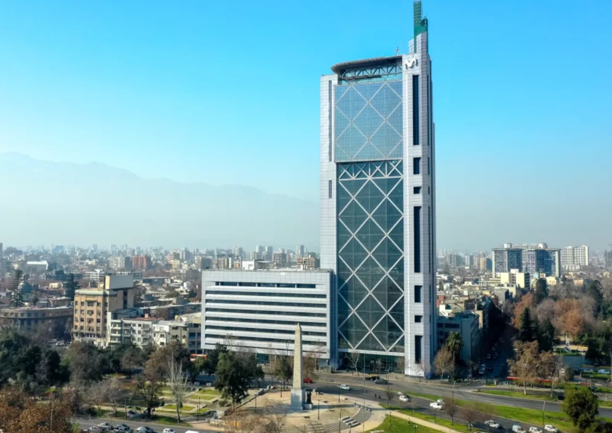 Sede de Telefónica en Santiago de Chile.