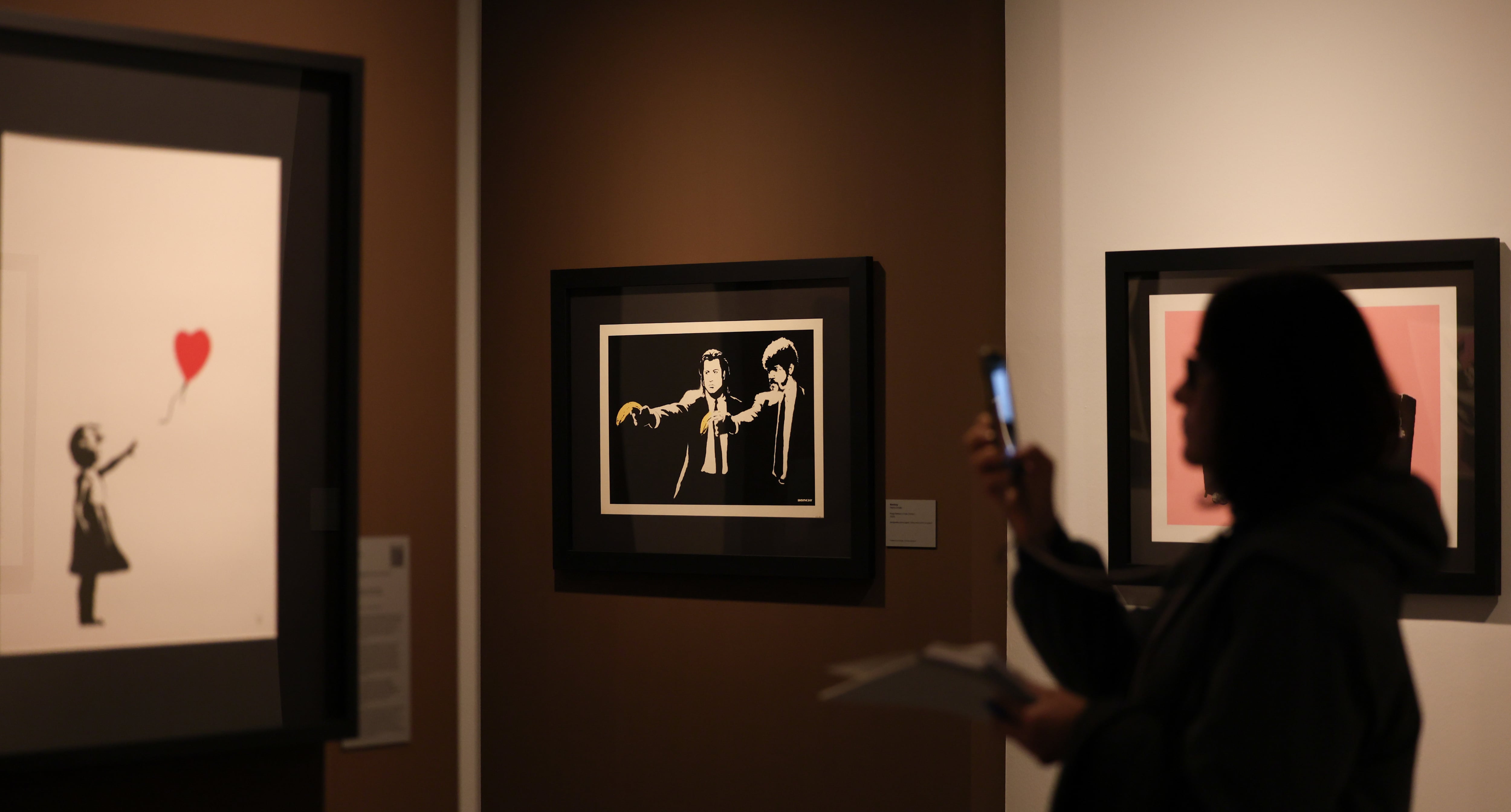 Salas de la exposición 'Arte Urbano. De los orígenes a Bansky', en la Fundación Canal de Madrid.