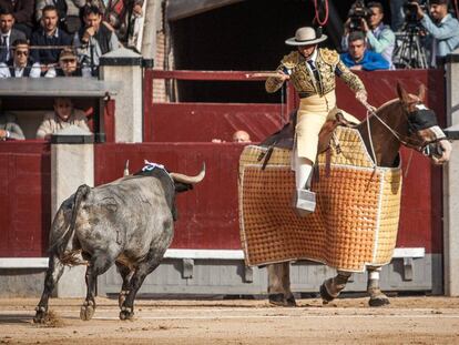 'Asturdero', toro de Saltillo al que se le dio la vuelta al ruedo el 4 de junio de 2018 en Las Ventas.