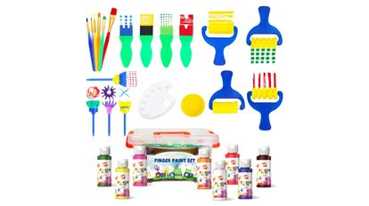 Kit de pintura de dedos para niños y niñas de BLOT