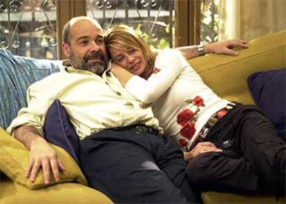 Una imagen del capítulo de<i> Los Serrano </i>emitido el pasado jueves por Tele 5.