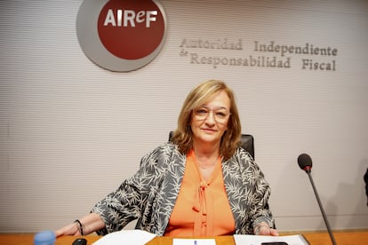 La presidenta de la Autoridad Fiscal (Airef), Cristina Herrero.