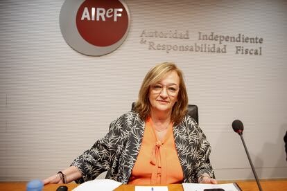 La presidenta de la Autoridad Fiscal (Airef), Cristina Herrero.