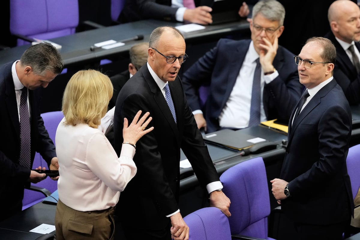 Friedrich Merz, canciller de Alemania tras sufrir una sorprendente derrota en la primera votación del Bundestag