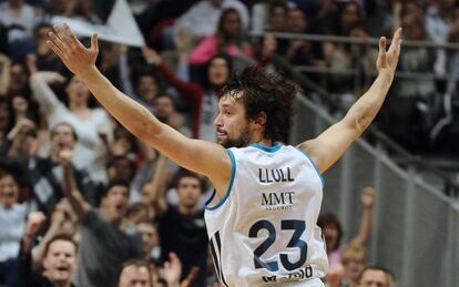 Sergio Llull en un partit. 