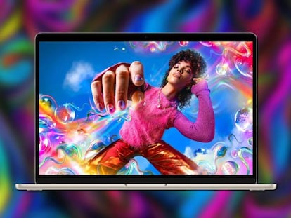 MacBook Air 15 con fondo