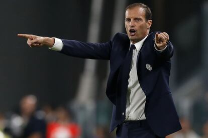 El entrenador de la Juventus de Turin Massimiliano Allegri.