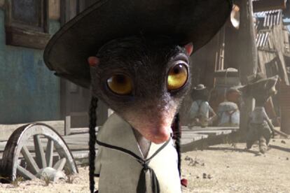 Fotograma de la película de animación <i>Rango,</i> de Gore Verbinski.