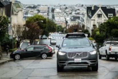 Uber estrena en San Francisco un servicio de coche autónomo.