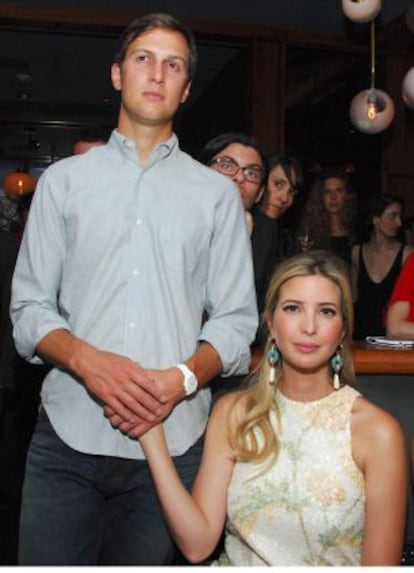 Jared Kushner junto a su esposa, Ivanka Trump.