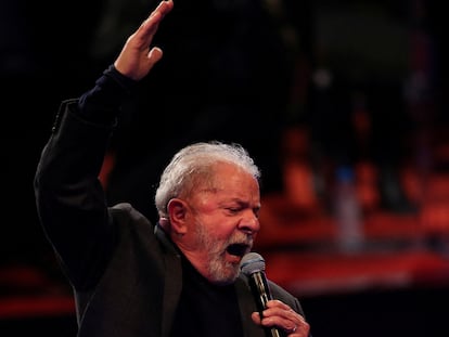 Lula da Silva durante un evento en Porto Alegre, el pasado 1 de junio.